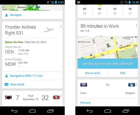 "Thanks Google Now" and "Man. Google Now is getting scary." by Mark DeVries. Via www.flickr.com. License: Attribution-ShareAlike 2.0 Generic (CC BY-SA 2.0)- https://flic.kr/p/dv8TdW and https://flic.kr/p/cKq1bE